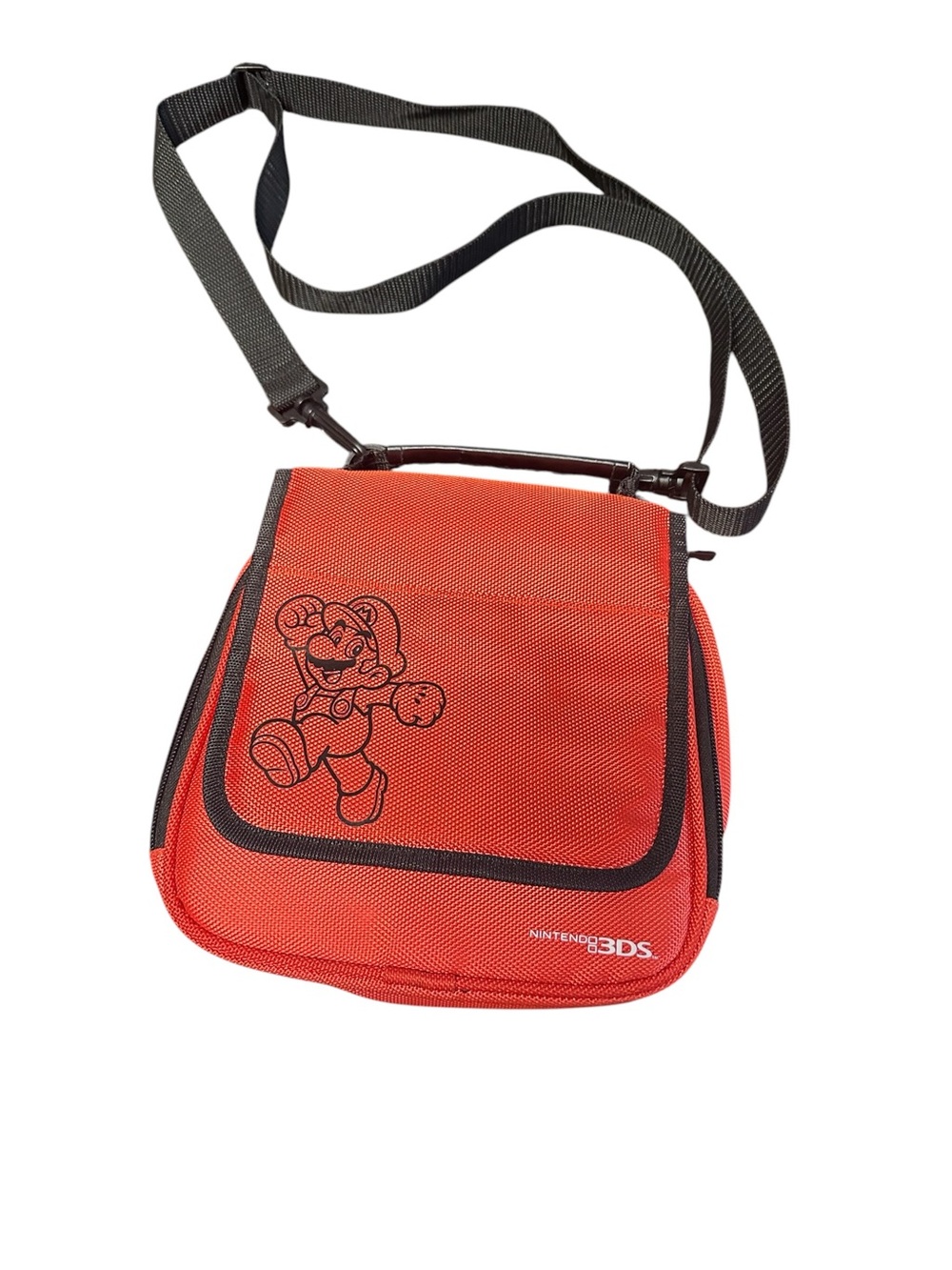 Nintendo 3DS XL Mario Carrying Case Red Travel Shoulder Bag Official Nintendo